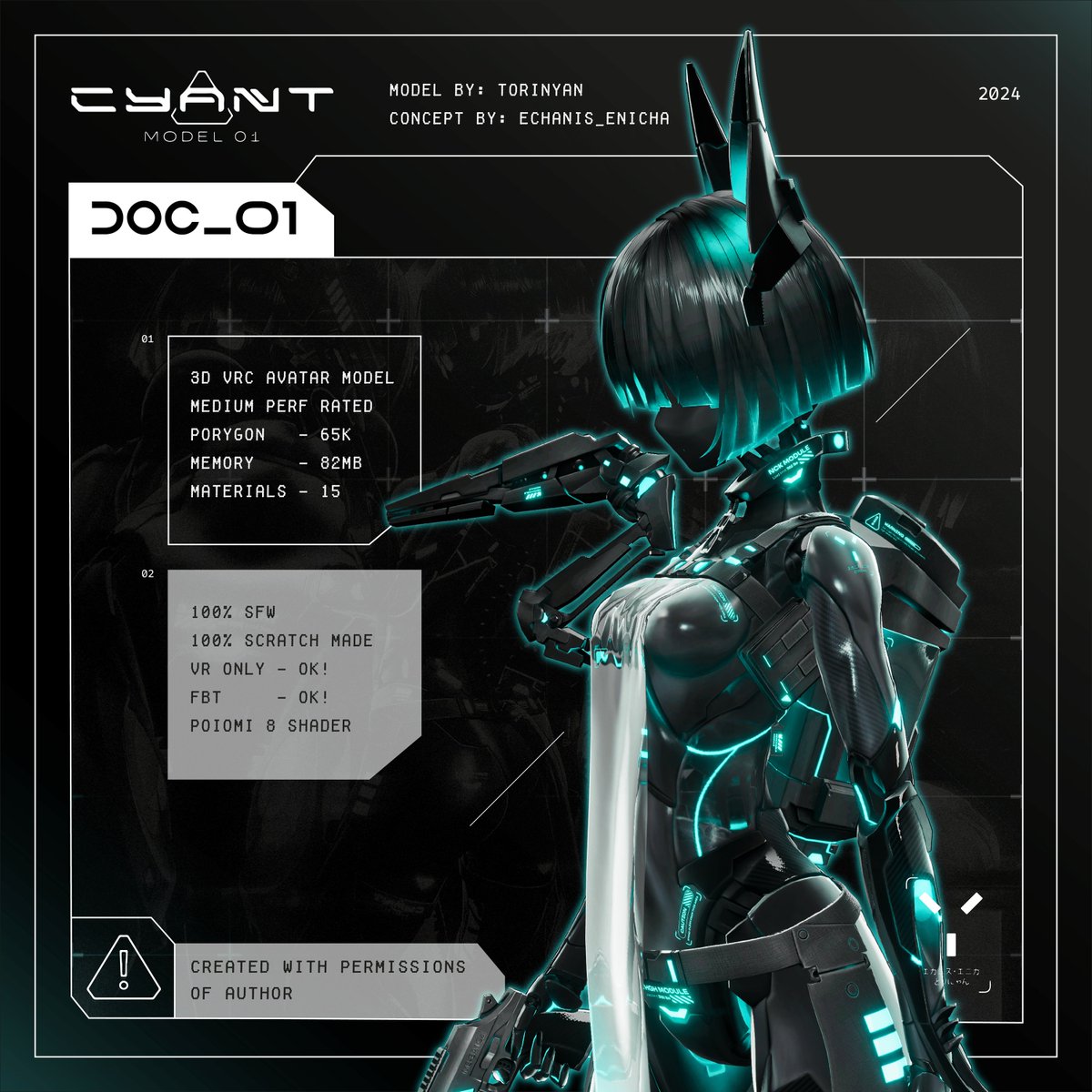 torinyannyan1's tweet photo. [３Dモデル] CYANT Model-01 [シアント]  [アバター] [VRC]はBOOTHなう！🍉🍉🍉🍉🍉🍉🍉
https://t.co/G7mkC5B8XT
https://t.co/dRgc8owMDv
https://t.co/O4TCtJUa0M