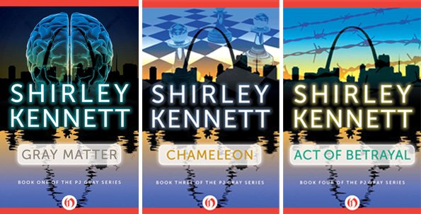 dakotabanks's tweet photo. PJ Gray ebooks by Shirley Kennett on sale!
December 6th, @OpenRoadMedia, priced at $1.99, Gray Matter, Chameleon, Act of Betrayal, https://t.co/G0mQTcmuN5 https://t.co/1hdMlwM9NA