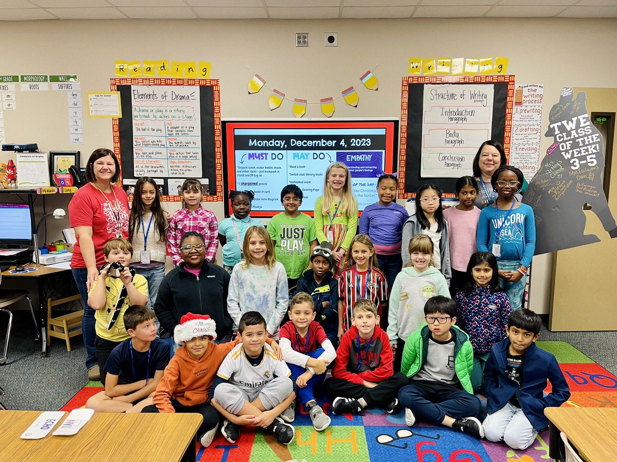 TWEHowl's tweet photo. Congratulations to our Staff and Class of the Week!
Staff of the Week: Ms. Curdes - 1st Grade Teacher 👩🏻🏫
PK-2 Class of Week: Mrs. Nugent’s 1st Grade Class!
3-5 Class of the Week: Mrs. Abraham’s 3rd Grade Class!
Way to go, Wolfpack! @katyisd #TWEWolfpack 💙 🐺 💙 https://t.co/lil1JQ19FP