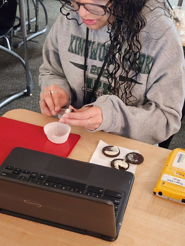 Statistics, students, and double stuff Oreo cookies - because every investigation needs a sweet twist. Thank you Ms Wenter! #WeAreKPark
<a href="/HumbleISD_KPHS/">Kingwood Park HS</a> <a href="/Humble_2ndMath/">Secondary Math Dept.</a>