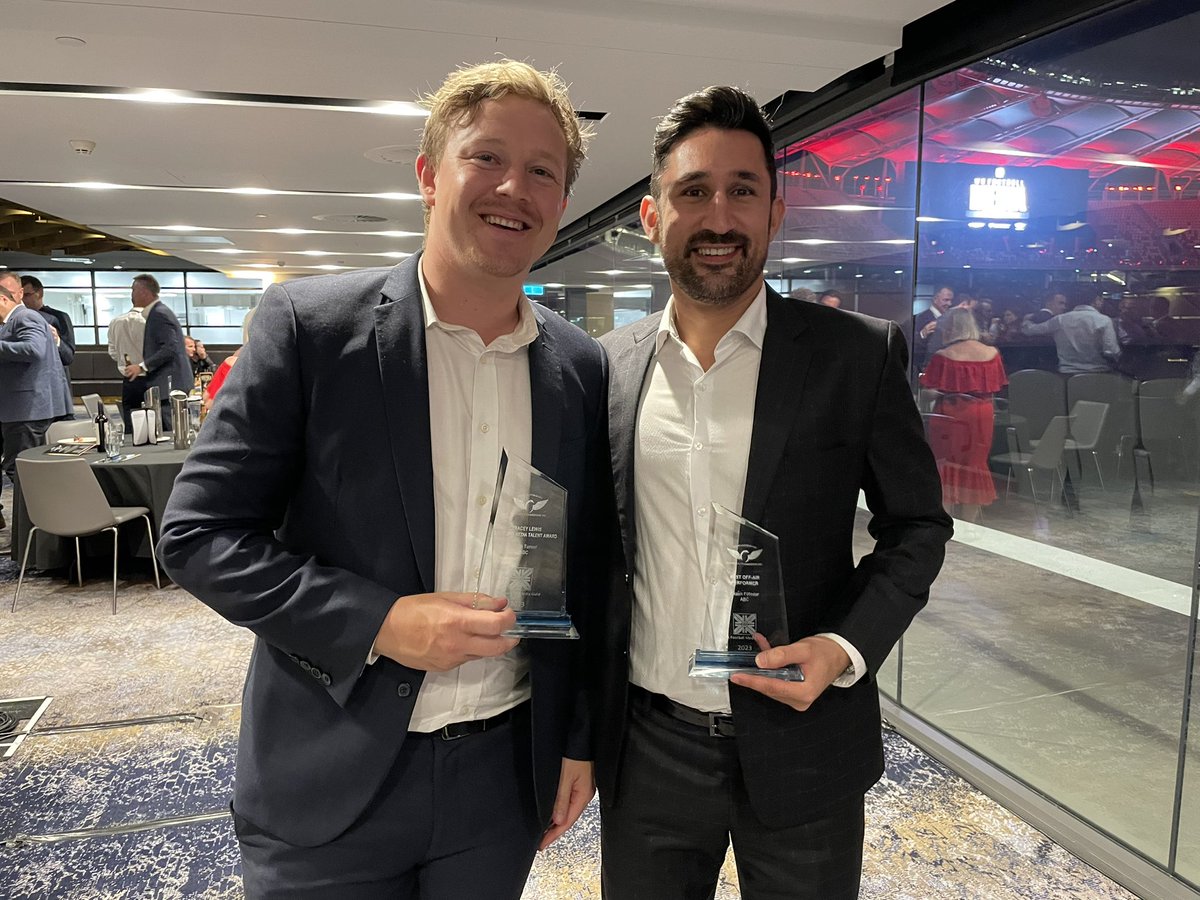 Clint Wheeldon (@clintwheeldon) on Twitter photo Congratulations to <a href="/abcsport/">ABC SPORT</a> colleagues <a href="/Mitch_Turner3/">Mitch Turner</a> and <a href="/akashfotedar5/">Akash Fotedar</a> for their Emerging Talent and Best Off Air Performer awards at the <a href="/WAFootballMedia/">WA Football Media Guild</a> Awards last night. Well deserved. Congratulations to <a href="/abcsport/">ABC SPORT</a> colleagues <a href="/Mitch_Turner3/">Mitch Turner</a> and <a href="/akashfotedar5/">Akash Fotedar</a> for their Emerging Talent and Best Off Air Performer awards at the <a href="/WAFootballMedia/">WA Football Media Guild</a> Awards last night. Well deserved.