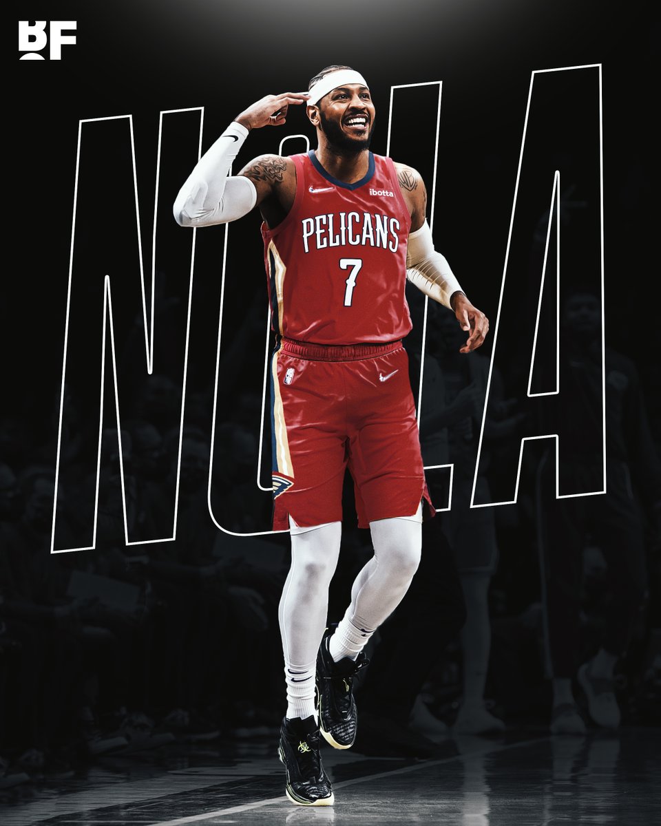 Carmelo Anthony said the New Orleans Pelicans called him about joining the team 👀

(via <a href="/7PMinBrooklyn/">7PM in Brooklyn</a>)