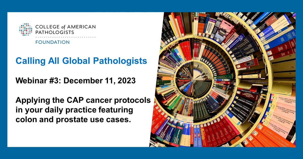 Join over 1000 global pathologists for part three of this webinar series designed to assist those practicing in under-resourced countries-in understanding the CAP cancer protocols and how to integrate them into daily practice.  

brnw.ch/21wF3Eg