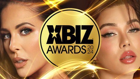 It’s time!! It’s an honor to be hosting the 2024 @XBIZ Awards with @CherieDeVille! I can’t even describe the amount of happiness I feel right now.