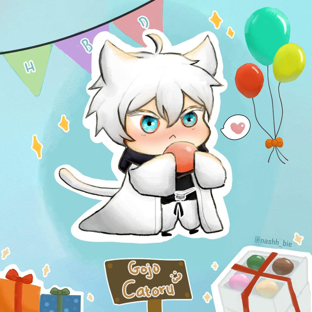 nashh_bie's tweet photo. DAY 2- MOCHI
Gojo Catoru fanart😽
#GOJOSATORUWEEK
#JujustuKaisen
#GojoSatoru https://t.co/v2gDeakZSK