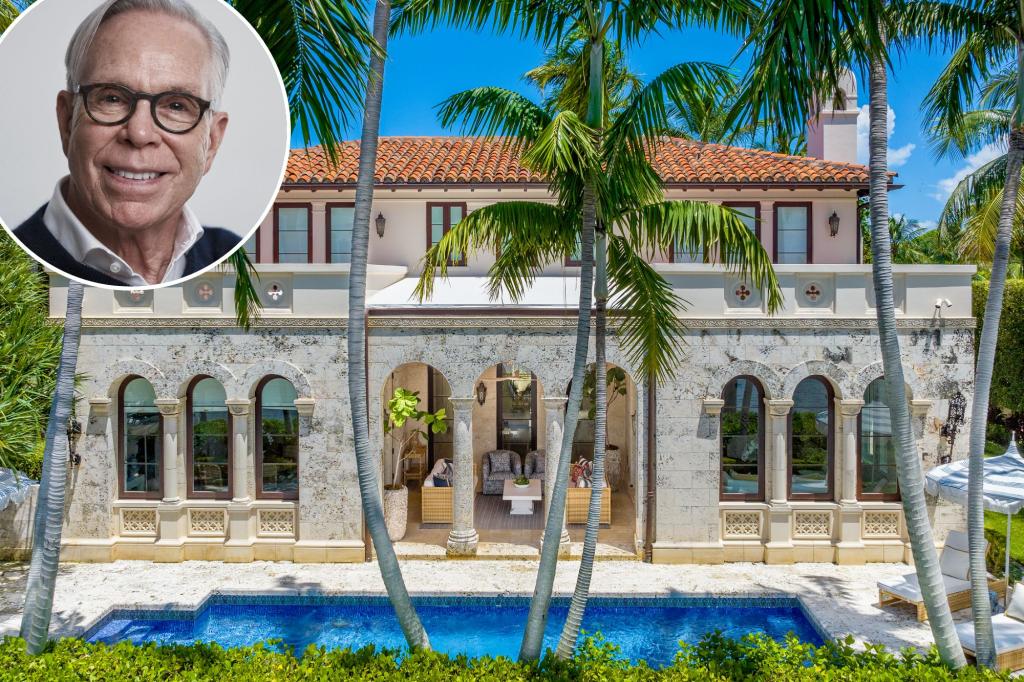 New York Post on X: Tommy Hilfiger re-lists Palm Beach mansion for $35.9M    / X