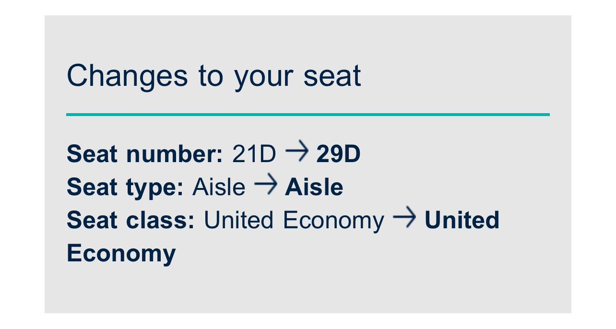 emilyrm's tweet photo. @united you emailed me that you changed my seat and then 8 hours later emailed me again to say you moved me back my original seat?  What is going on?! Not excited for this flight. 😵‍💫🤪 https://t.co/5E7NO9X3BC