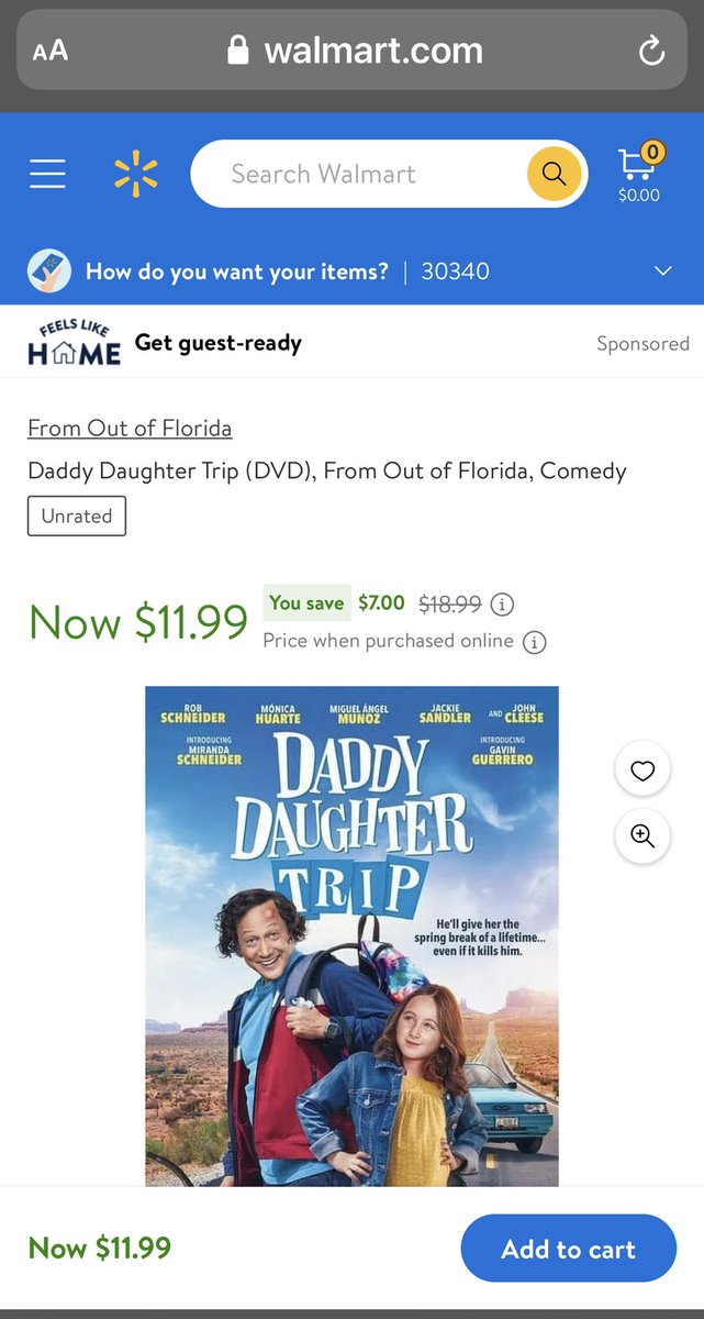 Just in time for the Holidays, my new Family Friendly Comedy,
“Daddy Daughter Trip” is NOW AVAILABLE AT YOUR LOCAL  <a href="/Walmart/">Walmart</a> 
YOU CAN DO IT!