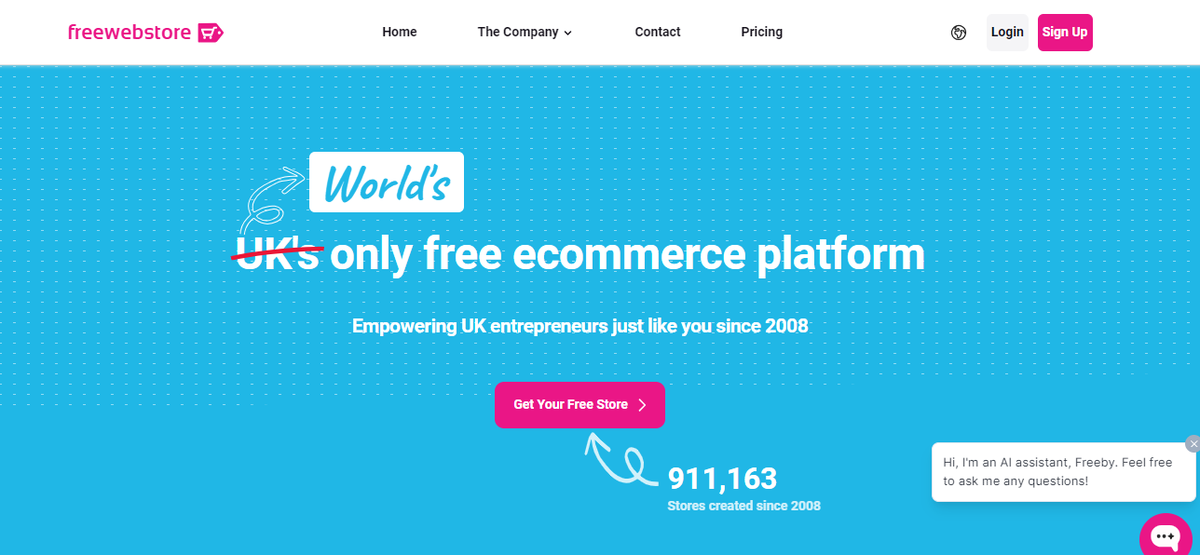 Signup for a freewebstore Today! - 

#freewebsite
#createonlineshop
#ecommercetips #startbusiness
#selfemployment
#onlineshops #becreative #sellanything
#selling #onlineshopping #freedomains #domains #BusinessSuccess #Entrepreneur #Entrepreneurship 
 fwsaff.page.link/kPT9