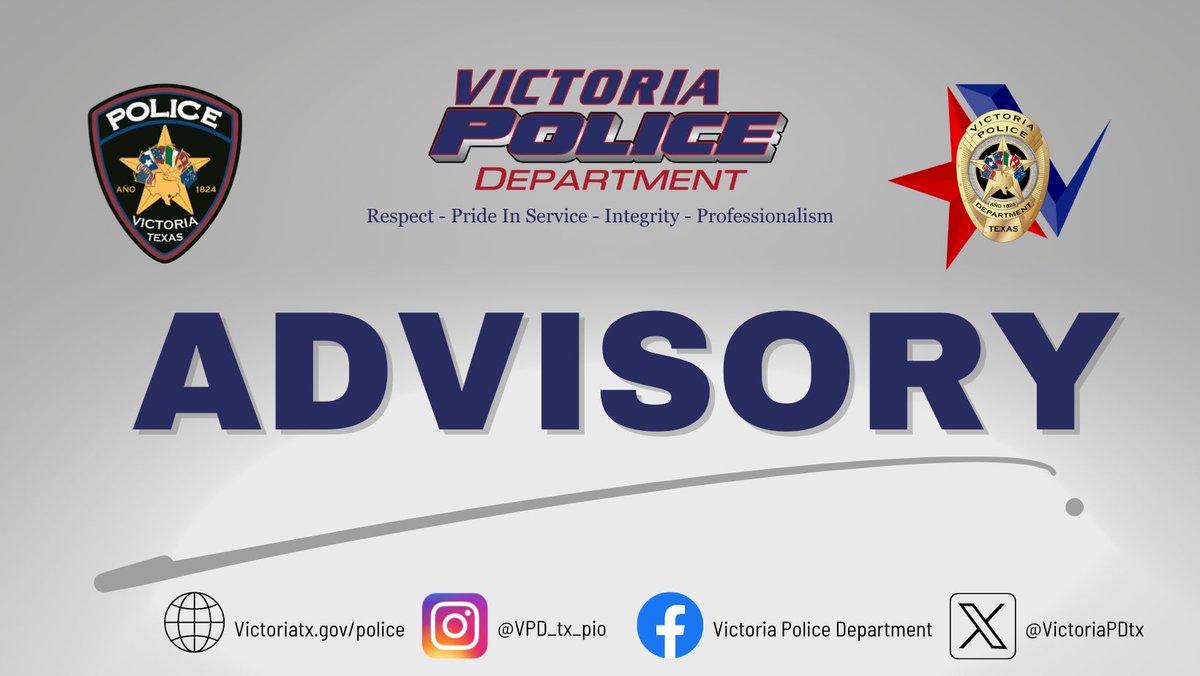 Motor vehicle crash at Port Lavaca Highway and Brownson Street. Please avoid the area.