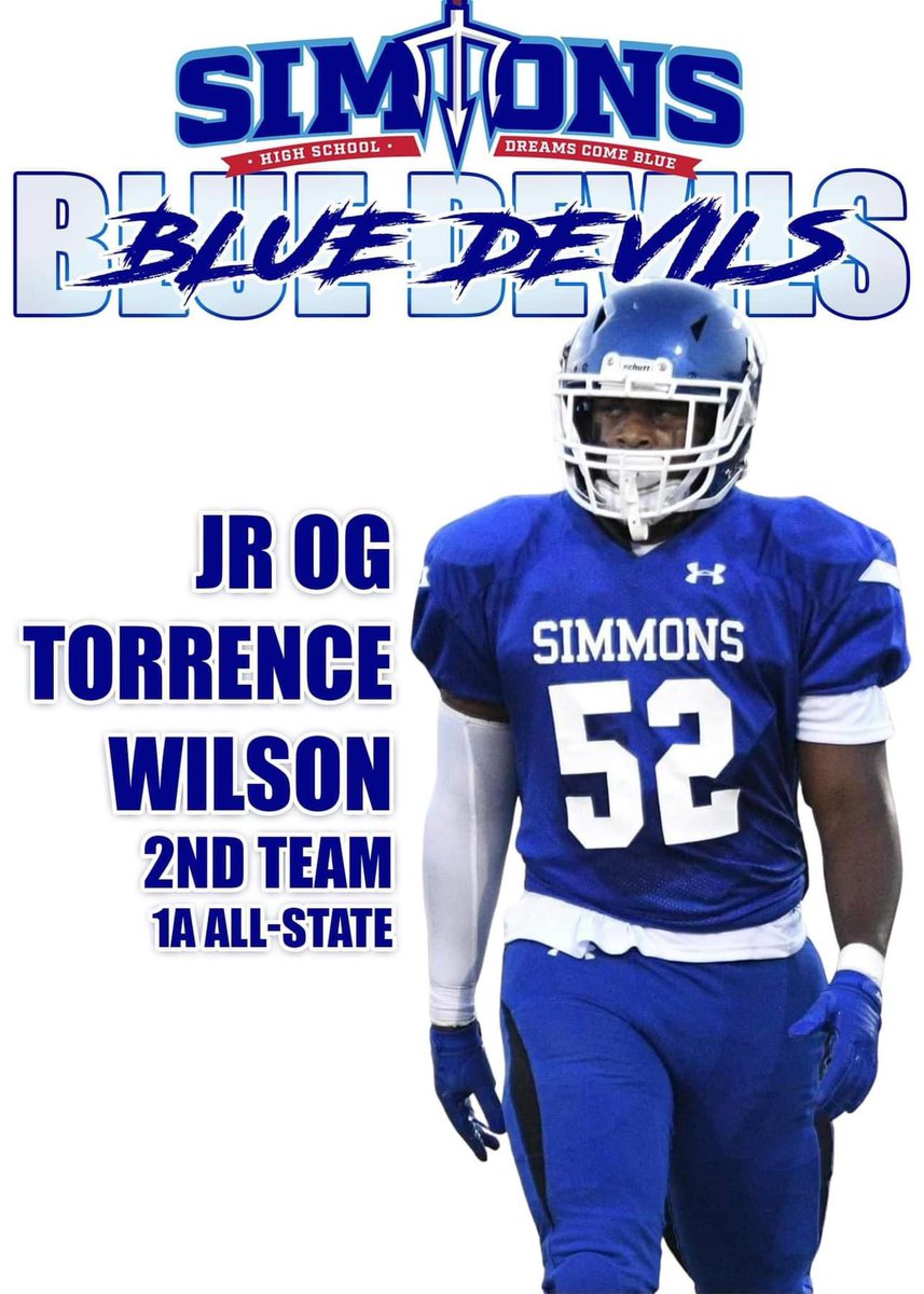 <a href="/DemetricDWarren/">Demetric D. Warren</a> <a href="/SimmonsFootball/">Simmons High Blue Devils</a> 💪🏾💪🏾💪🏾 blessed