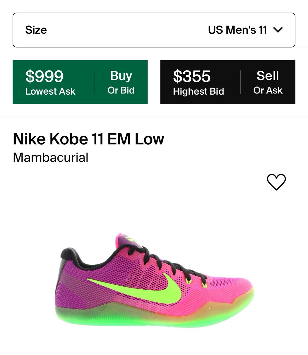 theleviedwards's tweet photo. December 5th, 2023
Nike Kobe 11 “Mambacurial”
Bought these for $25 in damn near brand new condition off FB Marketplace a few years ago. It has served as a great investment.
#25daysofKicksmas | #KOTD https://t.co/3Jr0dn2pYm