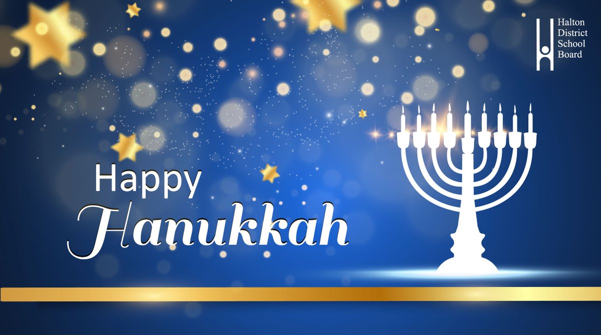 We wish all staff, students and families celebrating in our #HDSB community a very Happy Hanukkah