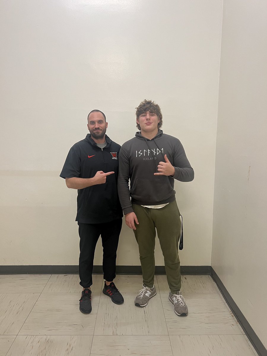 Huge thank you to <a href="/ChristianBrovio/">Christian Covyeau</a> for stopping by and seeing what’s up!! Excited to see what in store!! Go <a href="/WOU_Wolves/">Western Oregon Wolves Athletics</a>! 

<a href="/ttlowkey23/">Tiano Tialavea🌴</a> <a href="/BrandonHuffman/">Brandon Huffman</a> <a href="/ncsa/">NCSA College Recruiting</a>