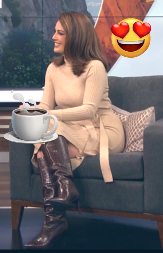 watchertv2000's tweet photo. CoffeeDate @RudabehShahbazi and #BootBabes Rule https://t.co/Aag46354MC