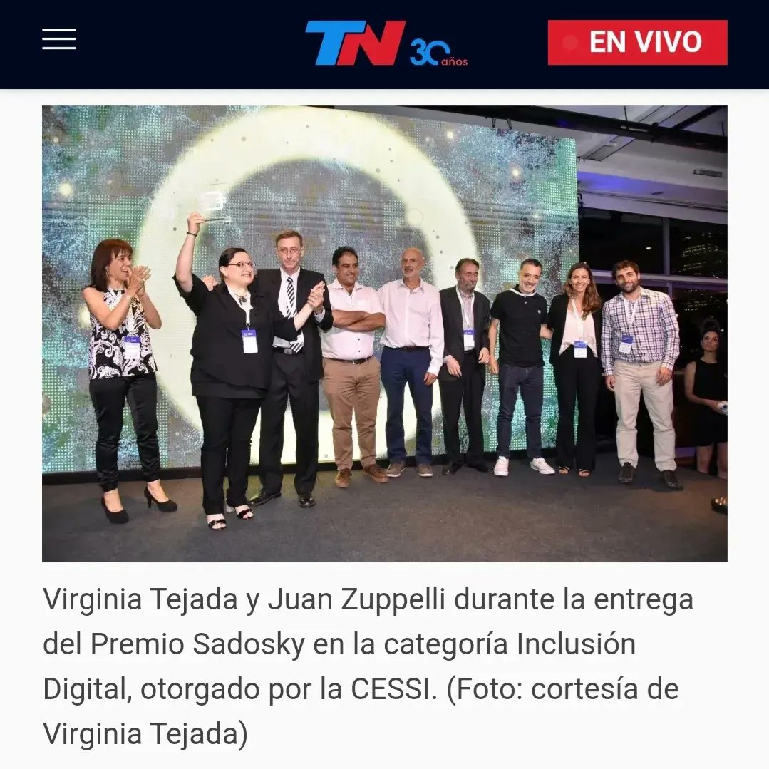 ClicMayores's tweet photo. ♾️ Compartimos nuestro agradecimiento a la Sra. Periodista @AxaPv  Axa Pacheco y a #TN @todonoticias  📰🗞️  por la publicacion de la Nota de Prensa sobre 👵🏻 el Programa #ClicMayores
https://t.co/fBWvmZxF07  Compartelo ✅️❤️
#personasmayores #virginiatejada #juanmanuelzuppelli https://t.co/KEOeWRedl5