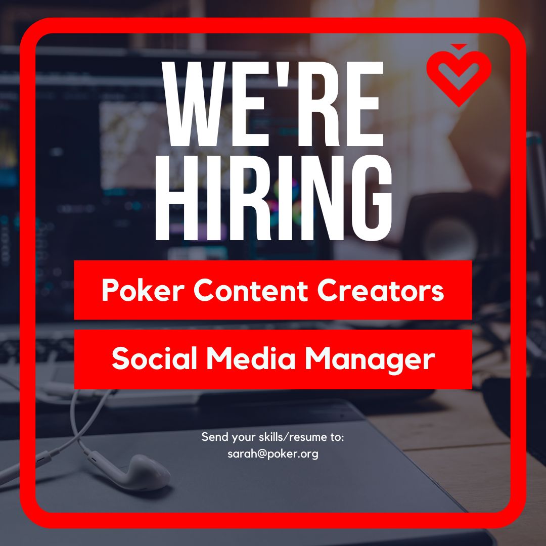 Poker Org (@pokerorg) on Twitter photo 👀 We are looking for 📱Poker Content Creators📱 to join our team traveling the world! 🌍 And a Social Media Manager. 🗓️ Send Your 🤩 Bio/🔗Links/📄Resume to Sarah@Poker.org. 👀 We are looking for 📱Poker Content Creators📱 to join our team traveling the world! 🌍 And a Social Media Manager. 🗓️ Send Your 🤩 Bio/🔗Links/📄Resume to Sarah@Poker.org.
