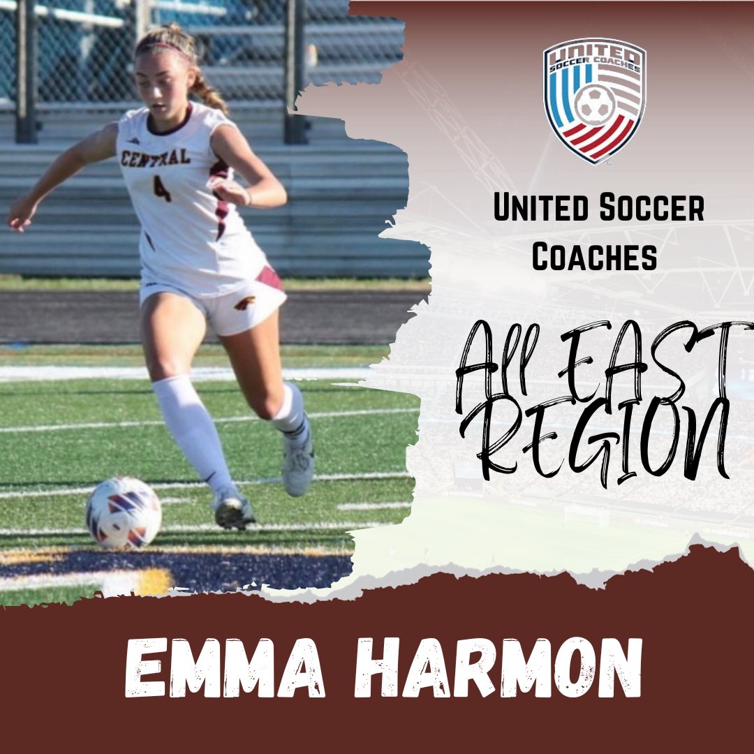 HUGE congratulations to Emma Harmon who was named 2nd Team All State, and to the United Soccer Coaches All East Regional Team. What an unbelievable accomplishment and so well deserved. We are so proud of you! #famILY 🦅⚽️🤍