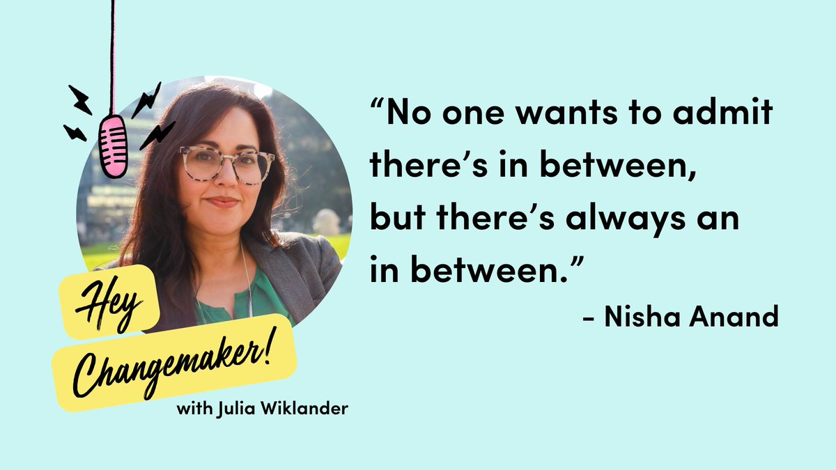 New episode of Hey Changemaker! out now featuring @NishaMAnand, CEO of @thedreamcorps. Listen here ➡️ girlsglobe.org/2023/12/05/nis… (or on your fave podcast app) #heychangemaker