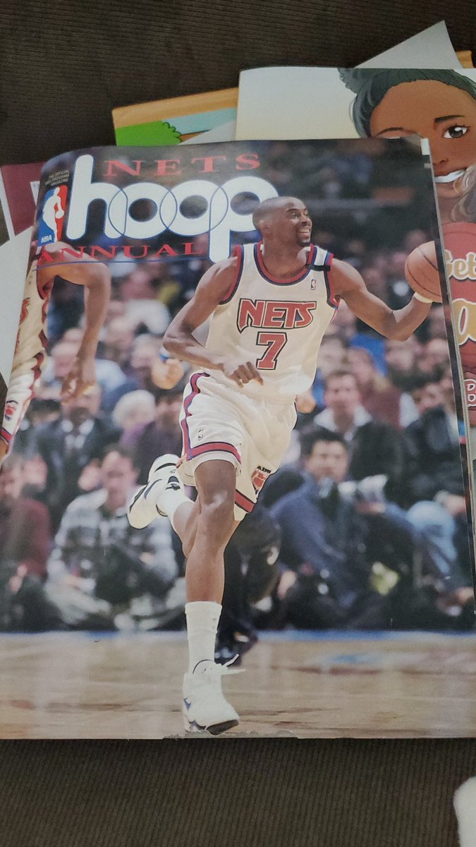 JLB81's tweet photo. #njnets #brklynnets @chibbs_1 94-95 game program https://t.co/ZWuXrdT0ee