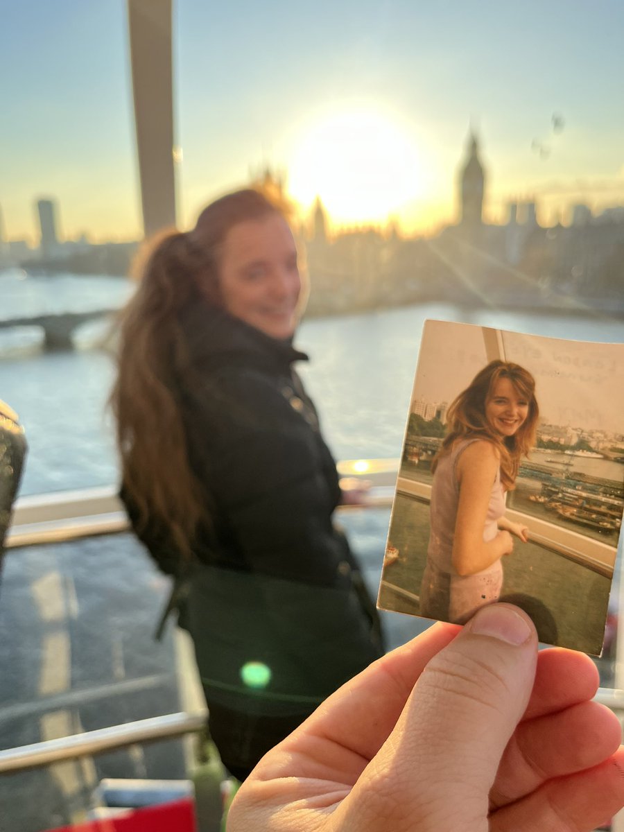 22 years between visits! ❤️ <a href="/TheLondonEye/">The London Eye</a>
