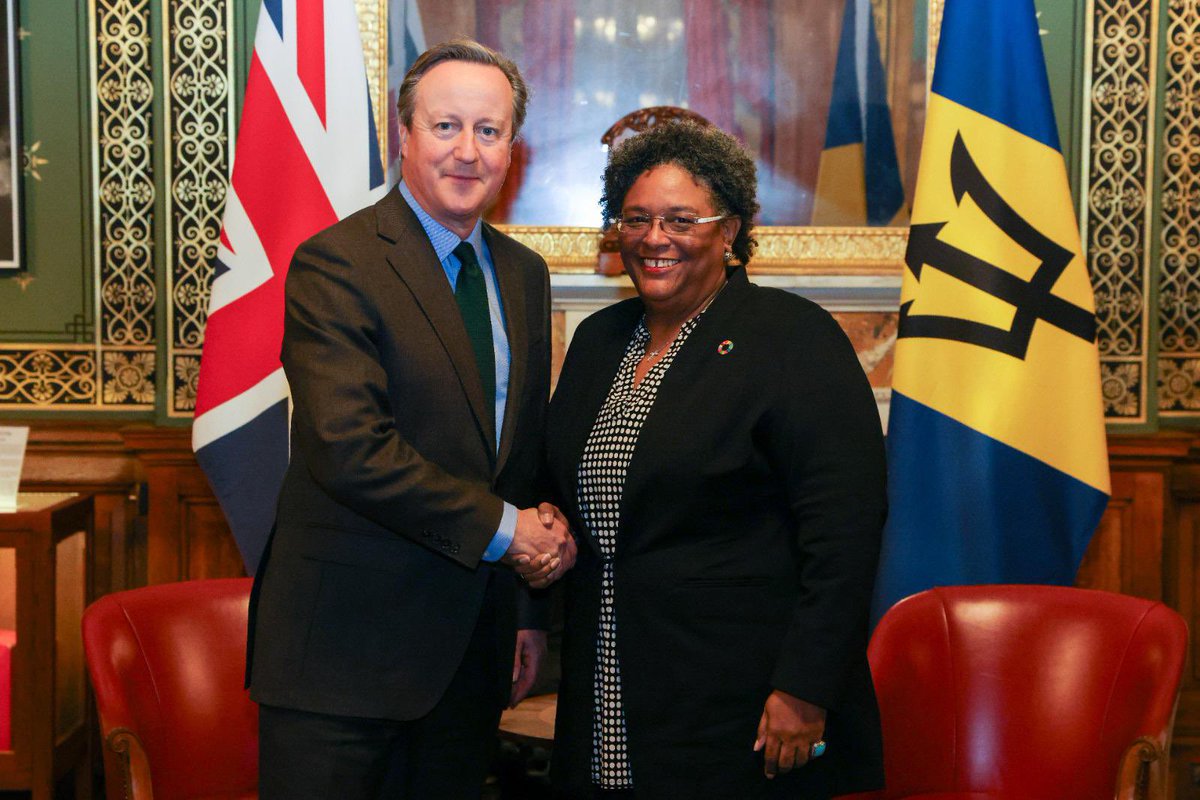 With #COP28 underway, it was great to meet Barbados Prime Minister <a href="/miaamormottley/">Mia Amor Mottley</a>, one of the world’s most powerful advocates for climate action and a bigger, better, fairer international finance system.

On this, and so much else, the UK and Barbados are close partners, and