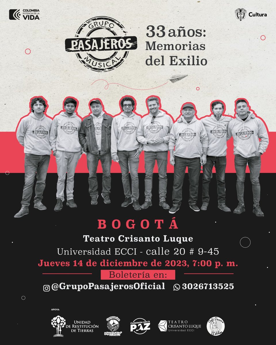 LeonardoRuaC's tweet photo. Invitación especial 14 de diciembre Bogotá https://t.co/R3zL59vzSl