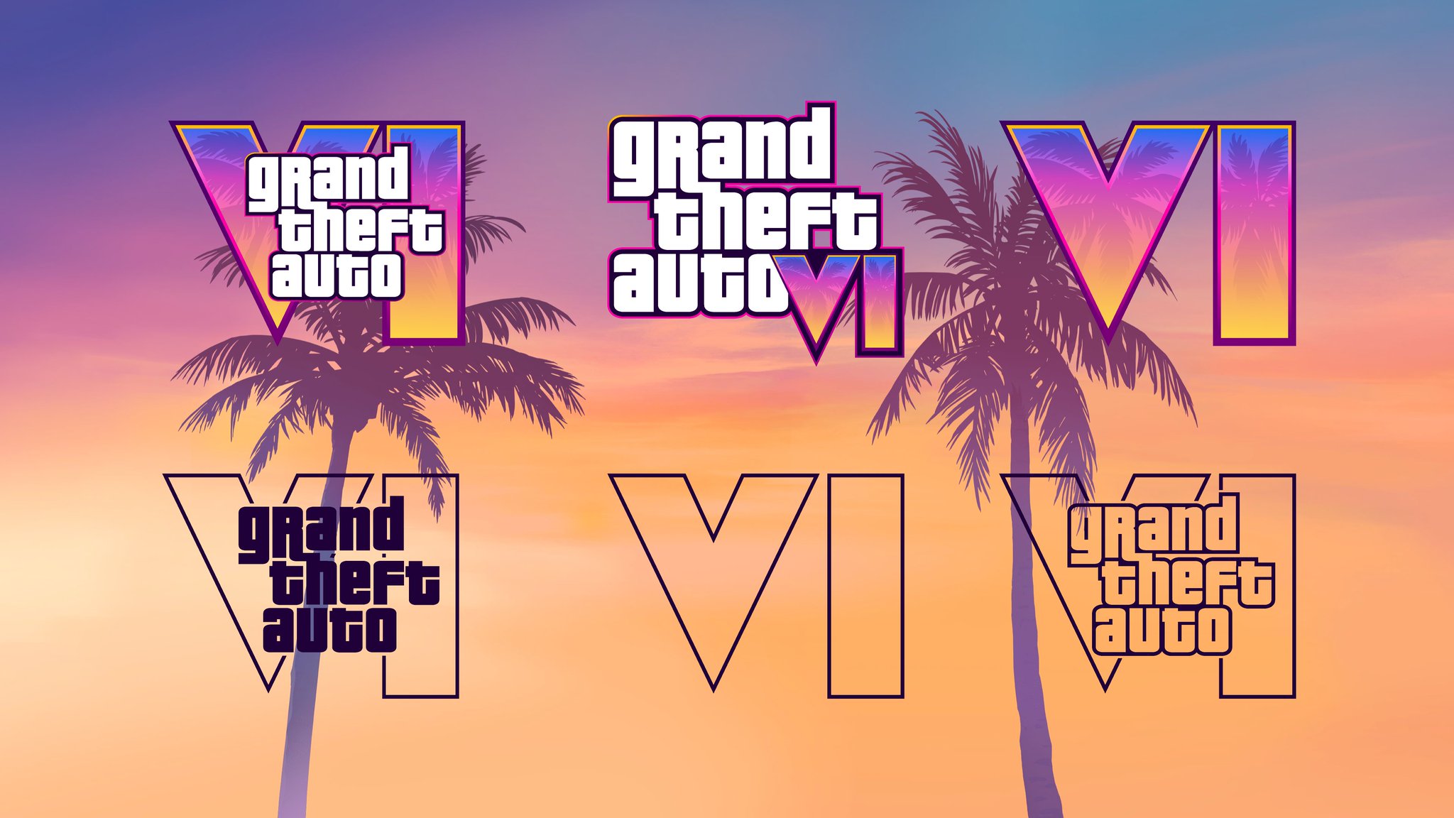 GTA GFX on X: ⚠️🌴 GTA VI Logo Vectorized and available to