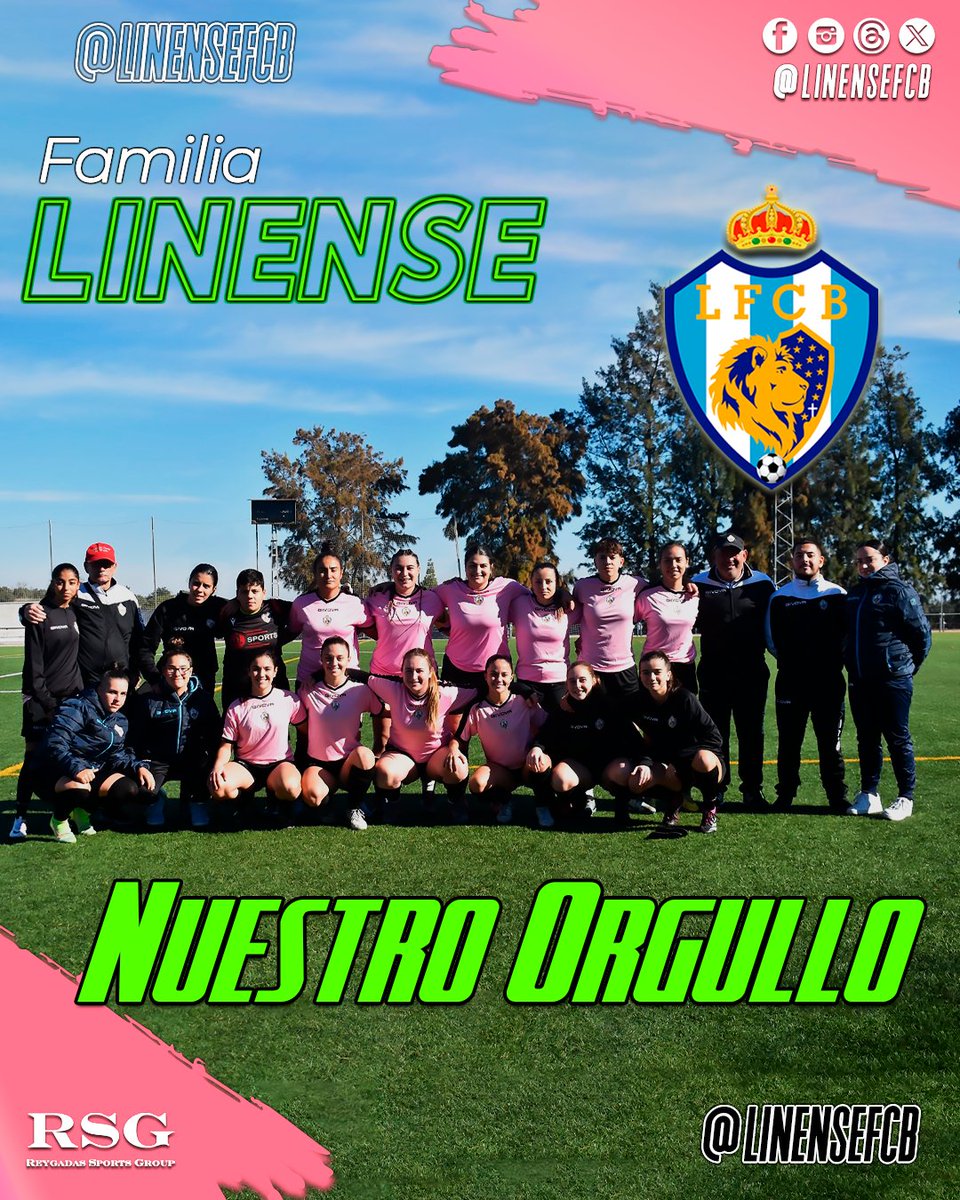 ¡En LinenseFCB, más que un equipo, somos una familia unida por el orgullo y la pasión por el fútbol femenino. 💙⚽ Superamos desafíos, celebramos victorias y crecemos juntas en cada momento. En la cancha, demostramos que la unidad y la determinación nos llevan a la cima. 🚀