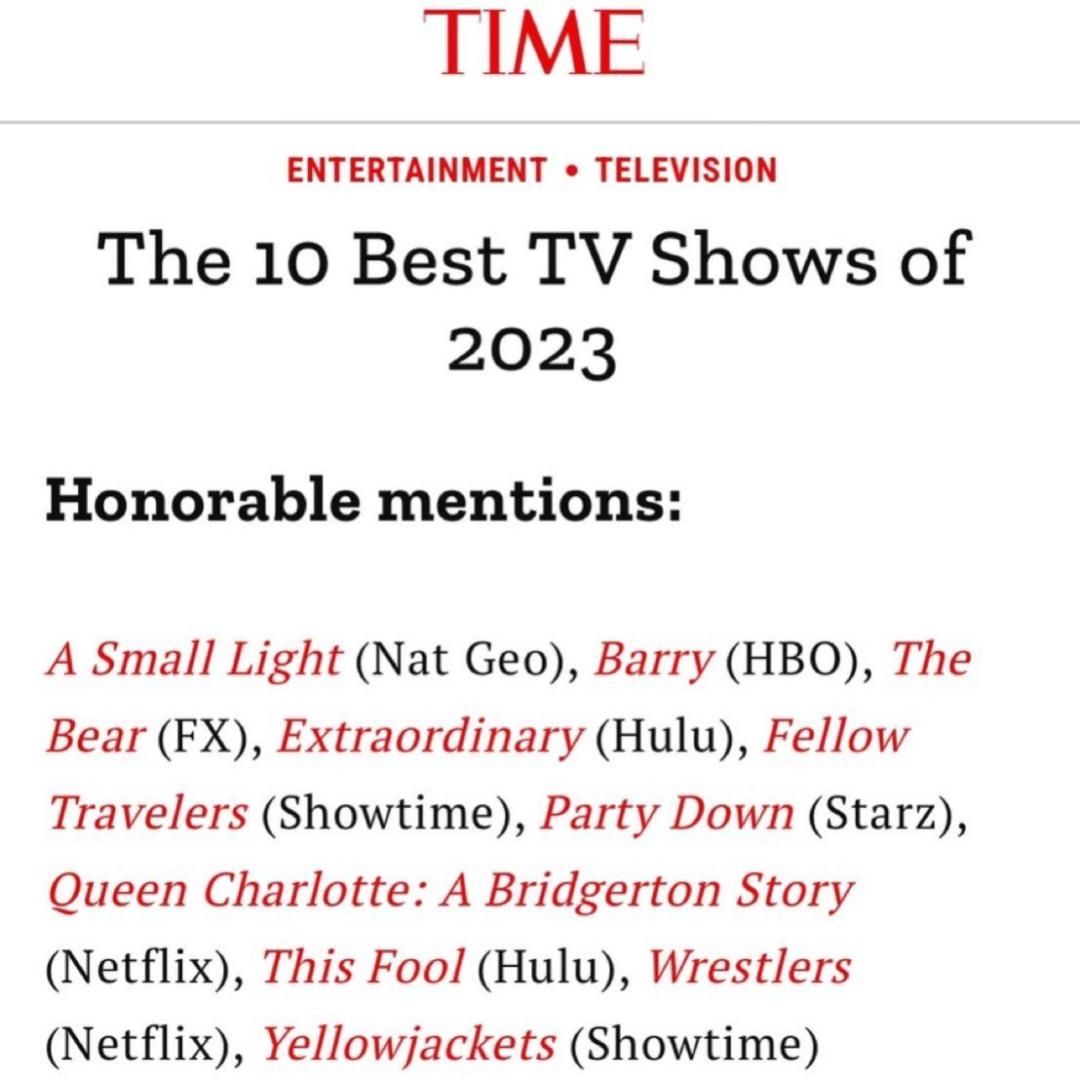 Thank you <a href="/Time/">TIME</a> for calling #WrestlersNetflix one of the Best TV Shows of 2023!

We may be biased…but we completely agree!

Go watch WRESTLERS on NETFLIX now!