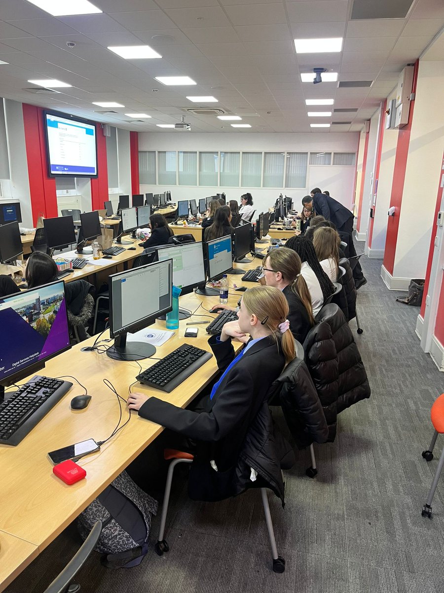 BC Computing (@bishopchalcomp) on Twitter photo "On Monday, 20th November, our Year 8 Cyber Girls Teams kicked off the 2023 CyberFirst Girls Competition at Aston University. A big shoutout to the Aston University Cyber team for graciously hosting us! #CyberFirst #AstonUniversity <a href="/BishopChalloner/">Bishop Challoner Catholic College</a> <a href="/WeAreComputing/">National Centre for Computing Education</a> "On Monday, 20th November, our Year 8 Cyber Girls Teams kicked off the 2023 CyberFirst Girls Competition at Aston University. A big shoutout to the Aston University Cyber team for graciously hosting us! #CyberFirst #AstonUniversity <a href="/BishopChalloner/">Bishop Challoner Catholic College</a> <a href="/WeAreComputing/">National Centre for Computing Education</a>