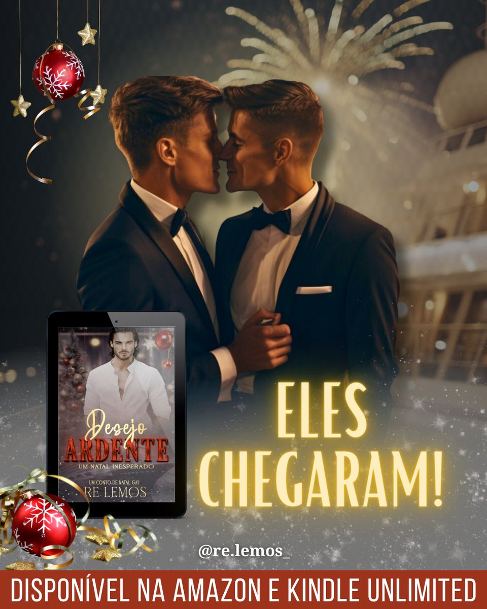 autora_relemos's tweet photo. 🔥Lançamento — Conto de Natal🔥

🔗 https://t.co/eGEUNOo8qP

Desejo Ardente — Um Natal inesperado 

Conto gay, um encontro delicioso entre um chefe de cozinha abandonado no altar e um Massagista que tem "O Poder" nas mãos. 

#contodenatal https://t.co/dVm2SsRii9