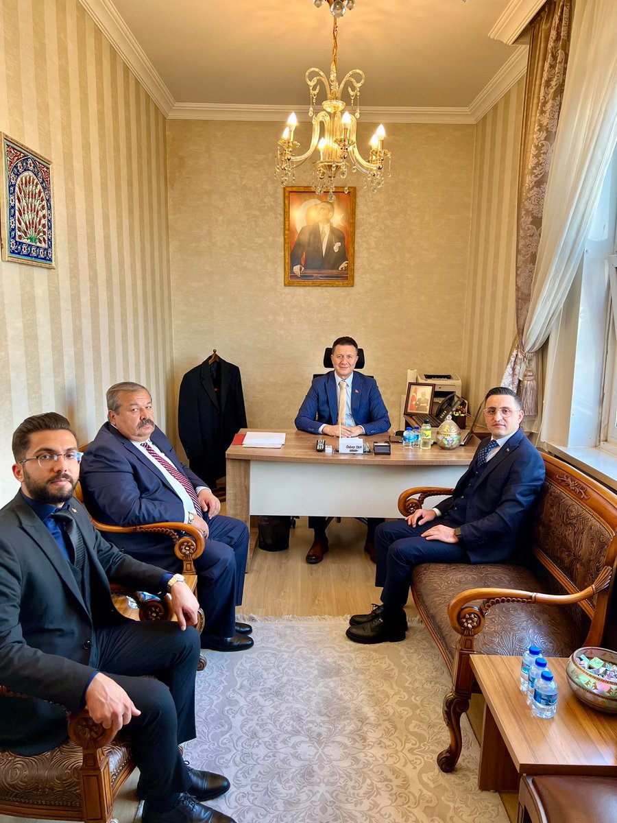 T.C.İçişleri Bakanlığı Özel Kalem İdari İşler müdürü Sayın ÖZBEY TAN beyfendiyi ziyaret ettik.İlgisinden dolayı çok teşekkür ederiz.