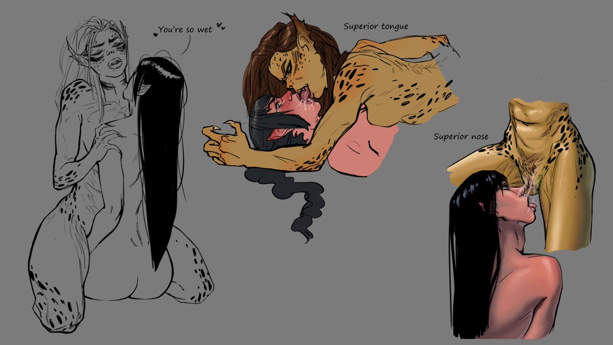 Lae'zel finds out why Istik nose is so big #laezel
#shadowheart #BG3 #baldursGate3 and let's herself relax for a bit AND pays Shadow back with a fat slimy treat (it's her tongue)