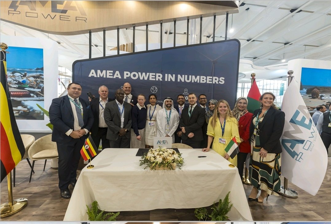 Following the signing of PPA for 20MW Solar PV between @uetcl and Ituka West Nile Power in Sept, I was thrilled to witness the financial close between their parent co. @AmeaPower and their funders on the sidelines of #Cop28Dubai. Construction can now commence!