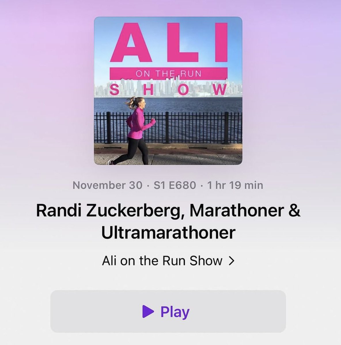 Randi Zuckerberg 🤗 (@randizuckerberg) on Twitter photo If you've been following my running journey this year, you'll know it means a lot to me 🥹
A year ago, I would NOT have referred to myself as a runner... and yet, here I am, at age 41, featured on my hands FAVORITE running podcast by the incredibly inspiring <a href="/AliOnTheRun1/">Ali Feller</a>, with If you've been following my running journey this year, you'll know it means a lot to me 🥹
A year ago, I would NOT have referred to myself as a runner... and yet, here I am, at age 41, featured on my hands FAVORITE running podcast by the incredibly inspiring <a href="/AliOnTheRun1/">Ali Feller</a>, with