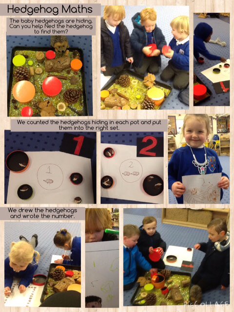 MrsKFitzgerald's tweet photo. Our Nursery children are already becoming little mathematicians! 🦔🦔#WWPAEYFS #WWPAMATHS https://t.co/wBJCVujJtw