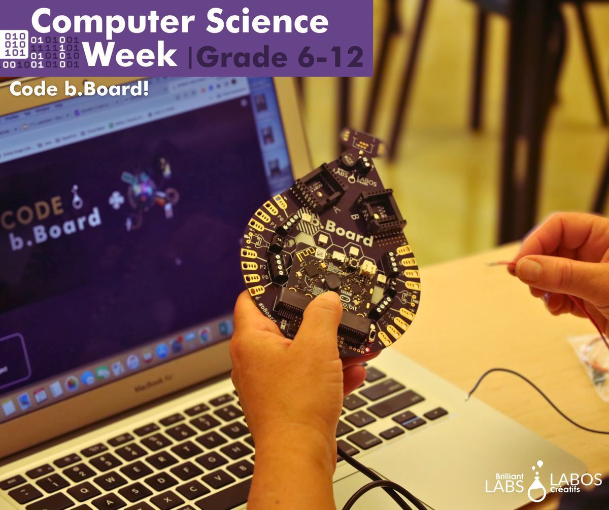 Coding the #bBoard Step by Step for #ComputerScienceWeek! ⌨️ 😜 
Head to buff.ly/46EK3EV to begin your coding project! Access numerous #tutorials!
If you're a #teacher, scroll down to explore the 'Coding for Teachers' section!

#Code #Robotics #electronics