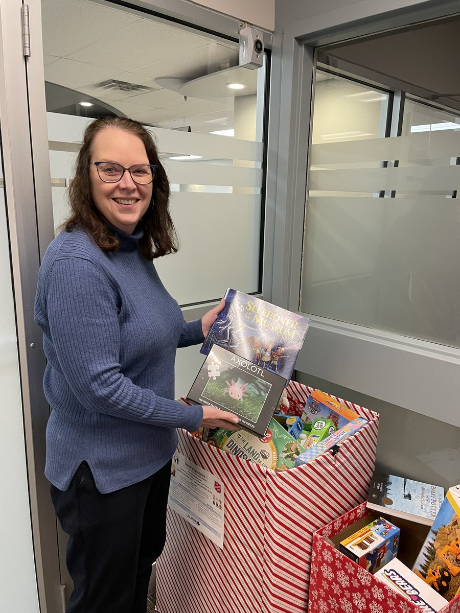 Deborah MacLatchy (@laurierpres) on Twitter photo Each year, <a href="/Laurier/">Wilfrid Laurier University</a>’s Financial Resources team organizes a Salvation Army toy drive in memory of our colleague Sarah Wilkinson. Thank you to all who donated this year! Thursday is the last day to donate. There are donation bins in Waterloo, Brantford and Kitchener. Each year, <a href="/Laurier/">Wilfrid Laurier University</a>’s Financial Resources team organizes a Salvation Army toy drive in memory of our colleague Sarah Wilkinson. Thank you to all who donated this year! Thursday is the last day to donate. There are donation bins in Waterloo, Brantford and Kitchener.