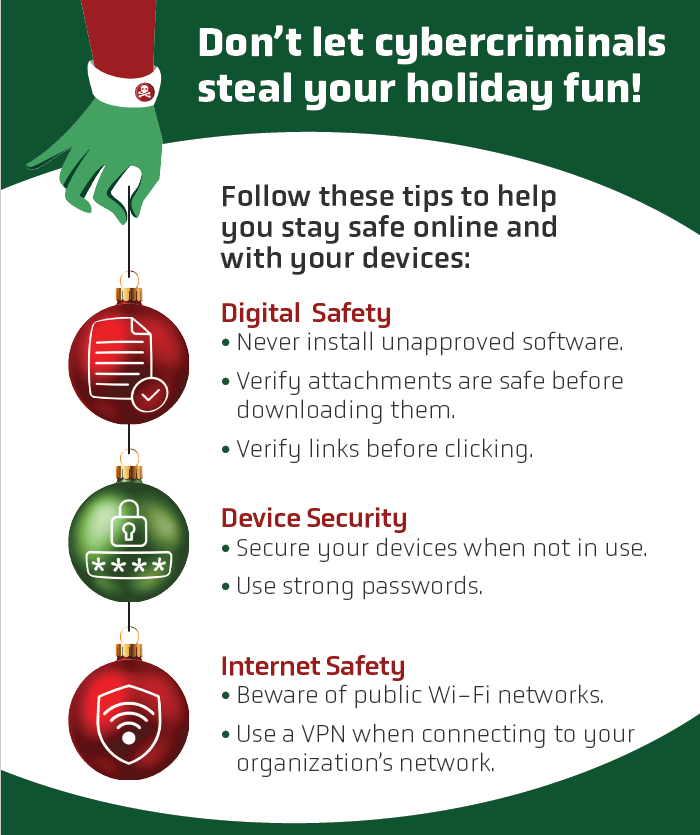 JoCoEmerServ's tweet photo. A reminder from Johnston County Technology Services that being #JoCoReady, safe, and prepared also applies to what we do online.
Stay alert this season! https://t.co/4zsG4EerPk