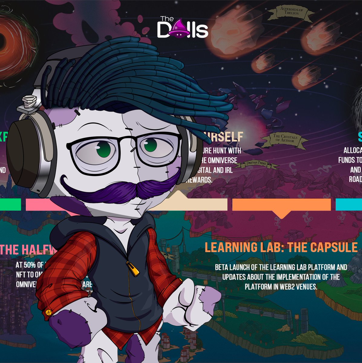We are about to receive some new feature updates from The Dolls developers. Get ready to meet the Learning Lab! Mass adoption is coming to #Cardano.

Have you got the keys yet? $ADA