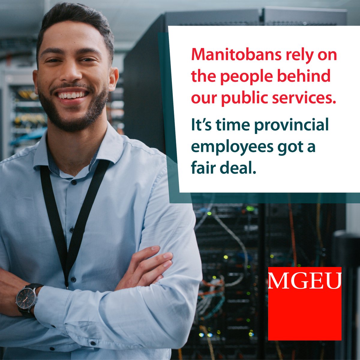 MGEUnion's tweet photo. Manitoba’s new gov't can turn things around by re-investing in our public services. And that starts by providing a fair deal to those who work behind the scenes delivering our services.
Send a message to the Premier at https://t.co/k6M4dwySFV
#catchup_keepup https://t.co/5WaVwWxBA5