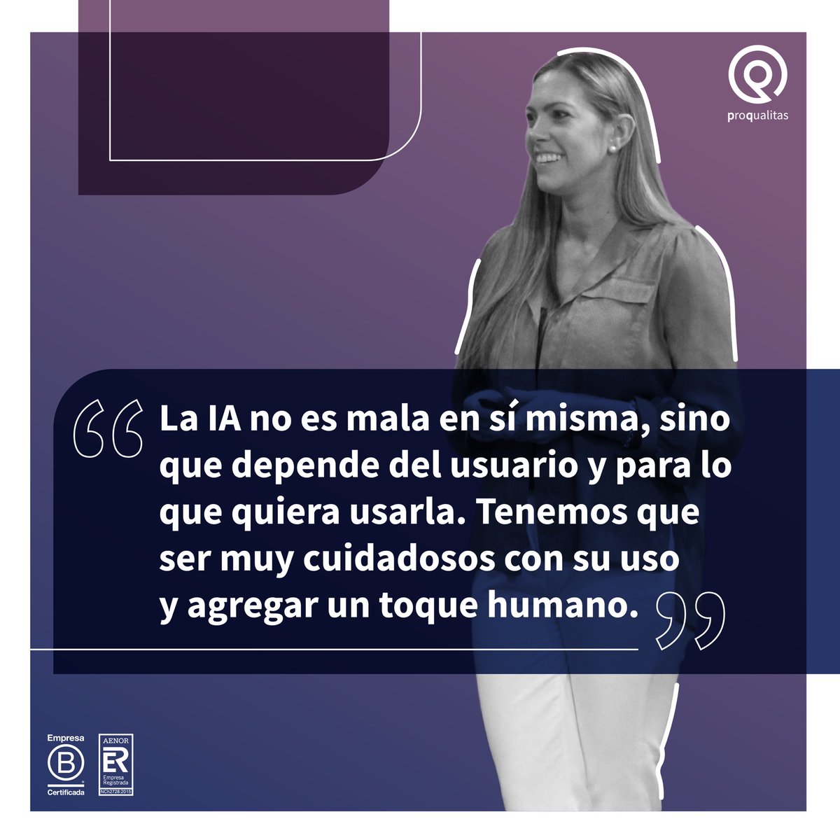 La semana pasada estuvimos presentes en la Master Class realizada por la profesora Christina Stathopoulos, “Dilemas éticos en el uso de los datos y la necesidad de una inteligencia artificial". 
Y tu, ¿Qué otros dilemas éticos crees que tienen las nuevas tecnologías que usan IA?