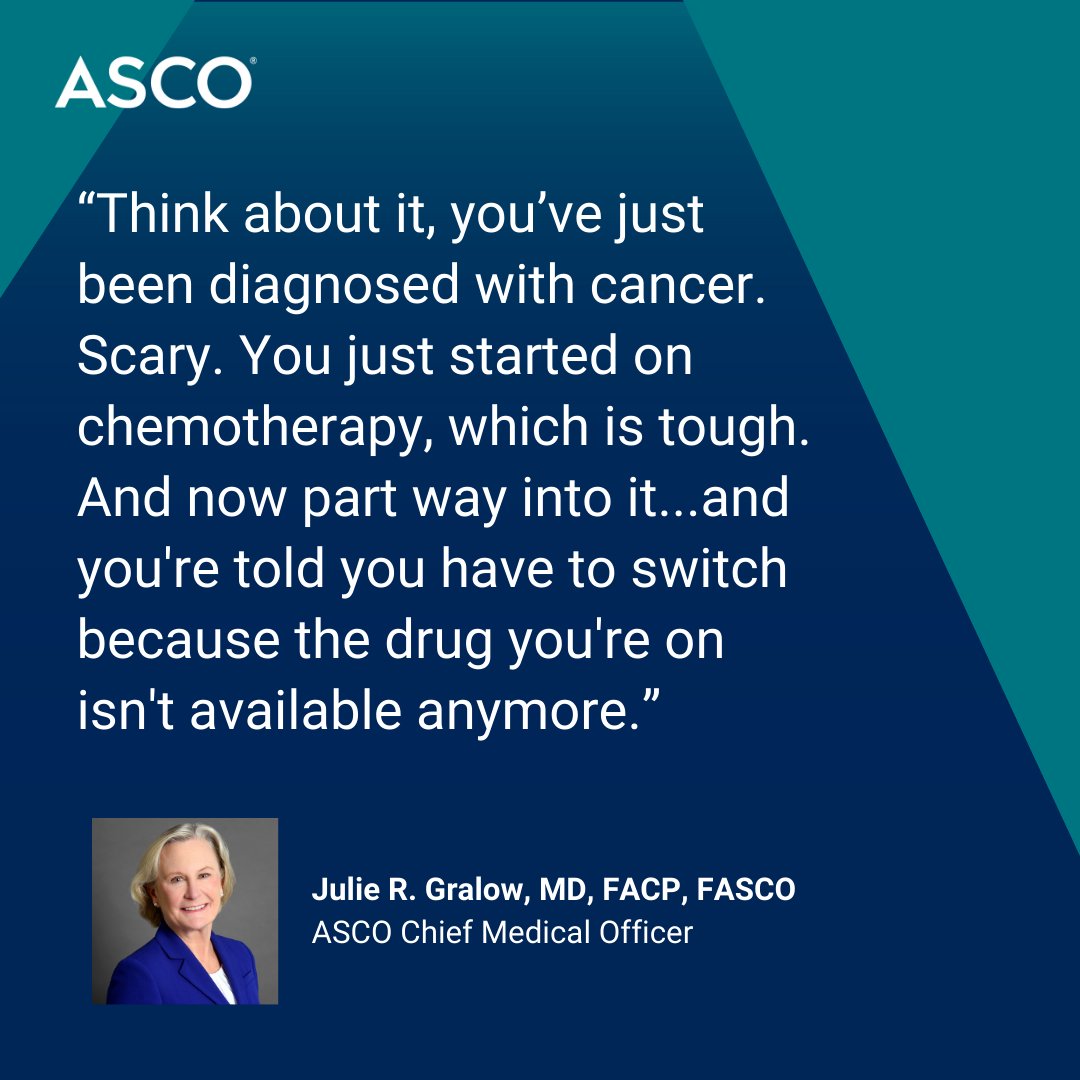 ASCO (@asco) on Twitter photo <a href="/jrgralow/">Julie Gralow</a> joined <a href="/WPHMradio/">WPHM Radio</a> to discuss the continued drug shortage crisis and the stressful inconsistencies its causing for patients.
We need Congress to act now. Urge your representatives to take action: brnw.ch/21wF3lz #ASCOAdvocacy <a href="/jrgralow/">Julie Gralow</a> joined <a href="/WPHMradio/">WPHM Radio</a> to discuss the continued drug shortage crisis and the stressful inconsistencies its causing for patients.
We need Congress to act now. Urge your representatives to take action: brnw.ch/21wF3lz #ASCOAdvocacy