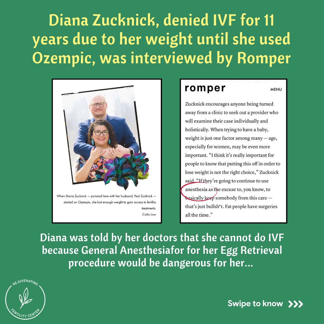 Merhi_RFC's tweet photo. Ozempic, Mounjaro, and other similar medications have been prescribed at an alarming rate in the U.S. 

https://t.co/hJBrUpSYp5

These FDA-approved antihyperglycemic medications are being used, not only for diabetes treatment, but also for weight loss. There are still a lot of questions around these medications that are still unknown: 

Are they safe when trying to get pregnant? 
Do they affect fertility in a good or bad way? 
Are they safe for IVF patients? 
Are they safe for already pregnant women? 
Are they safe while breastfeeding? 

-
Rejuvenating Fertility Center (RFC) is the first NON-CONVENTIONAL IVF center in the U.S. with no age or weight cutoff. RFC has 4 locations in New York and 1 location in Connecticut. We can help patients WHEREVER they are in the world. Indeed, 50% of our patients are from outside the tristate area.
 
With OM (outside monitoring), patients will get RFC protocol and we manage all their cycles from beginning to end. All they need to do is to find a place near them that does blood and ultrasounds during their fertility treatment. Then patients will come physically to one of our locations ONCE only for the procedure itself. https://t.co/L5MB9sGvcF

For more information, please email us at: info@rejuvenatingfertility.com 
or call us at: 
Manhattan, Brooklyn, Westchester NY - (203) 557-9696
Long Island NY - (516) 755-7055 
Connecticut - (203) 403-0733

#overweightivf #obeseivf #obesityivf #ivfoverweight #obesepregnancy #ttcoverweight #ozempic #ozempicweightlossjourney #ozempic2022 #mounjaro #mounjaroweightloss #mounjarojourney @ivf_done_my_best