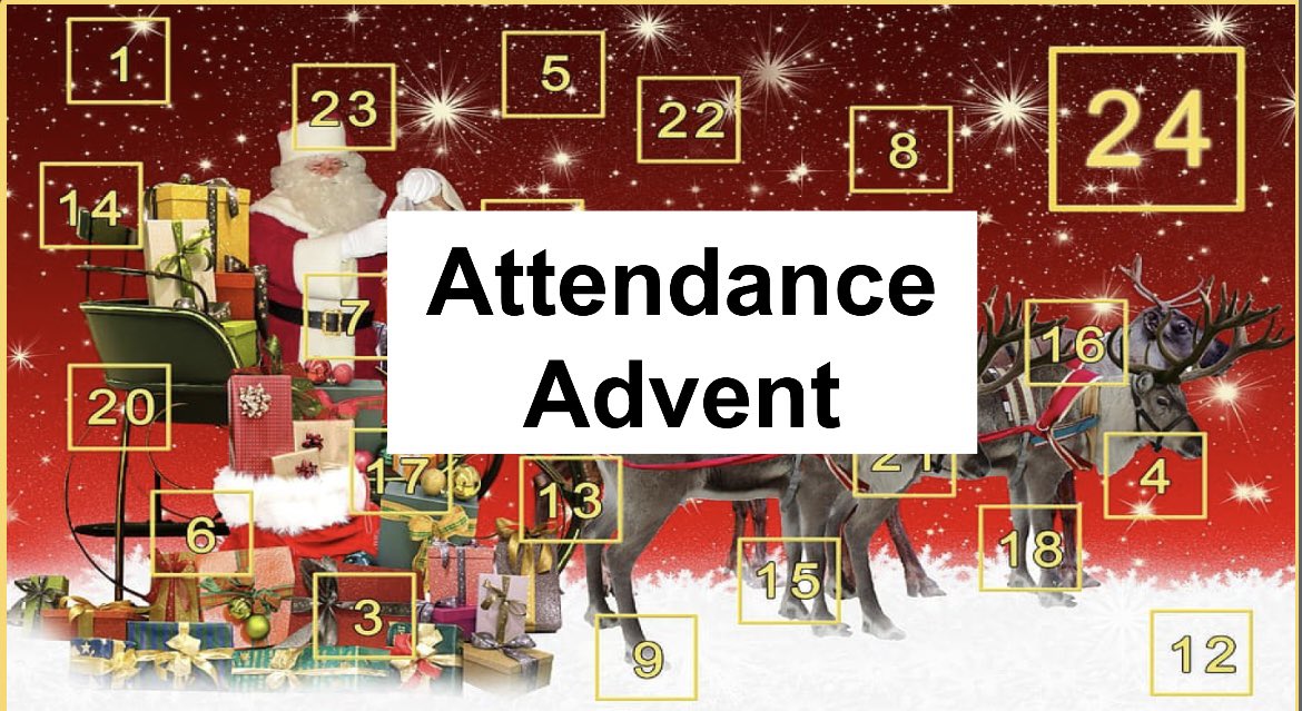 100% attendance in nursery today and 98% in Year 6. The youngest and the oldest flying the Braeburn attendance flag! Attendance Advent prizes continue tomorrow 🎄 #attendancematters