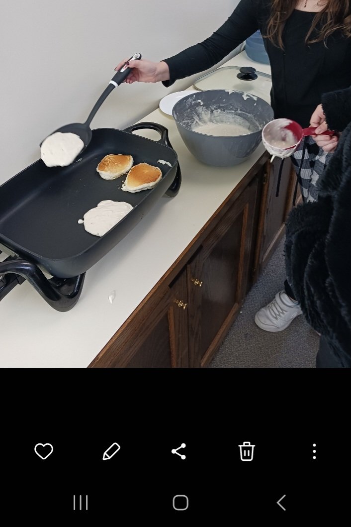 The sad truth is that not all our students come to school fed. During testing,  we know kids need a full belly to fuel their brain,  so we make breakfast every time. #aklearns #akedchat math meets life skills and #SEL