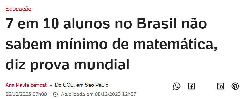 appsindicato's tweet photo. O BRASIL ESTÁ EXATAMENTE ONDE DEVERIA ESTAR NO PISA. 

Pelo menos segundo a lógica. 

"Mas o que é isso, APP? Jogando contra a classe?" 

Pelo contrário! Segue o fio que a profe explica: + https://t.co/ibCZRsBsfb