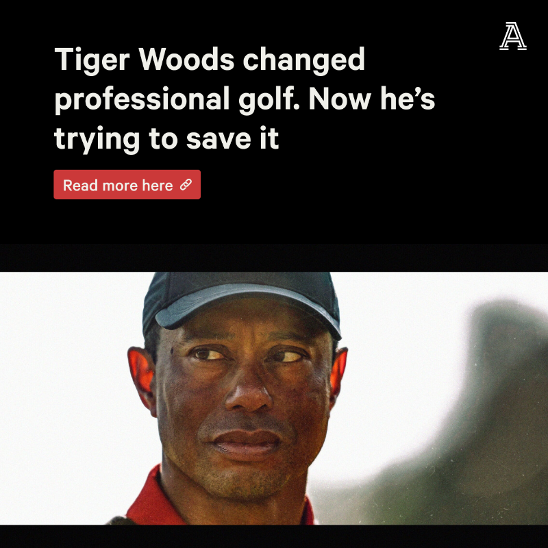 TheAthletic's tweet photo. The 15-time major winner is juggling his latest return to competitive golf and an outspoken role in the future of the PGA Tour.

Subscribe to read for $1/month for 12 months.  ⤵️
