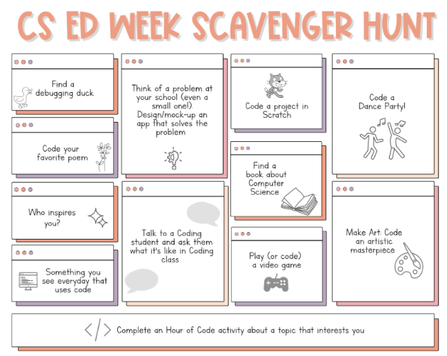 It's #CSEdWeek 🎉 Wanna send your students on a scavenger hunt? Here you go! bit.ly/3Rc5F5A